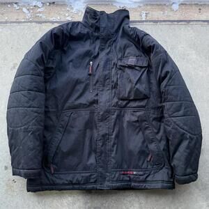 VTG Y2K Nike black puffer down jacket size large